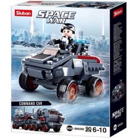 SLUBAN Space War Obrněné podpůrné vozidlo 90 dílků + 1 figurka 6v1 STAVEBNICE