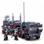 SLUBAN Space War Obrněné podpůrné vozidlo 90 dílků + 1 figurka 6v1 STAVEBNICE