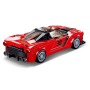 SLUBAN Model Bricks Auto červený italský sporťák 262 dílků + 2 figurky STAVEBNICE