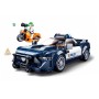 SLUBAN Town Auto policejní sportovní vůz 284 dílků + 2 figurky STAVEBNICE