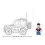SLUBAN Model Bricks Auto americký vůz SUV 302 dílků + 1 figurka STAVEBNICE