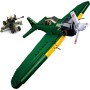 SLUBAN ARMY WWII Japonský stíhací letoun A6M 532 dílků + 2 figurky STAVEBNICE