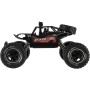 RC Auto off-road červený na vysílačku 27MHz kouřící na baterie Světlo