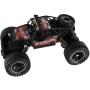RC Auto off-road červený na vysílačku 27MHz kouřící na baterie Světlo