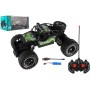 RC Auto off-road zelený na vysílačku 27MHz kouřící na baterie Světlo
