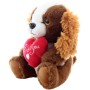 PLYŠ Pes se srdíčkem 21cm I Love You 2 druhy *PLYŠOVÉ HRAČKY*