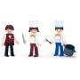EFKO IGRÁČEK TRIO Vaříme set 3 figurky kloubové s doplňky