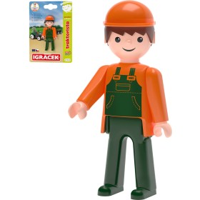 EFKO IGRÁČEK MultiGO Traktorista figurka kloubová na kartě