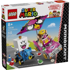 LEGO SUPER MARIO Mario Kart Wario a King Boo 72038 STAVEBNICE