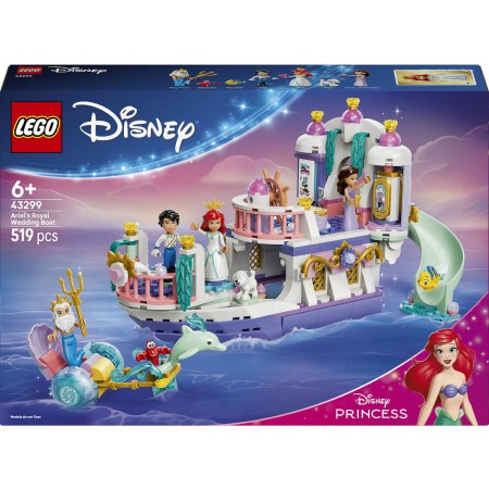 LEGO DISNEY Arielina loď a královská svatba 43299 STAVEBNICE