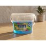 Sliz Putty King 350g XXL zábavná hmota sliz s glitry v kbelíku 4 barvy