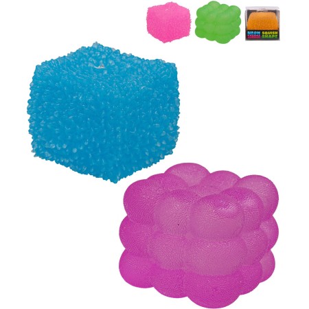 Neon Squeeze Sugar kostka cukru strečová antistresová 2 druhy 5 barev