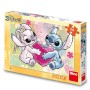 DINO Puzzle 24 dílků Stitch Love Story 26x18cm skládačka v krabici