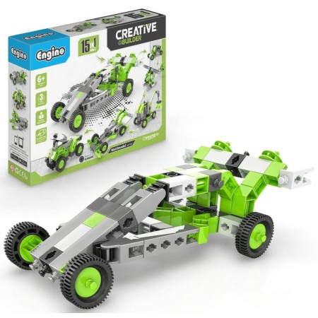 ENGINO Creative Builder 75 dílků vozidla 15v1 konstrukční STAVEBNICE