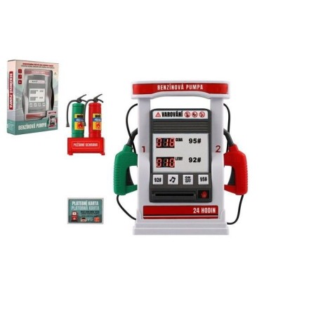 Čerpací stanice (pumpa benzínová) na baterie světlo, zvuk