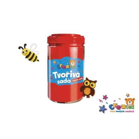 Tvořivá sada Created v plastové dóze