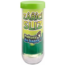 ALBI SCIENCE Pokusy do kapsy Zářící sliz dětský experimentální set