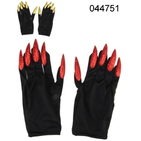 KARNEVAL Rukavice čertovské / čarodejnické 2barvy