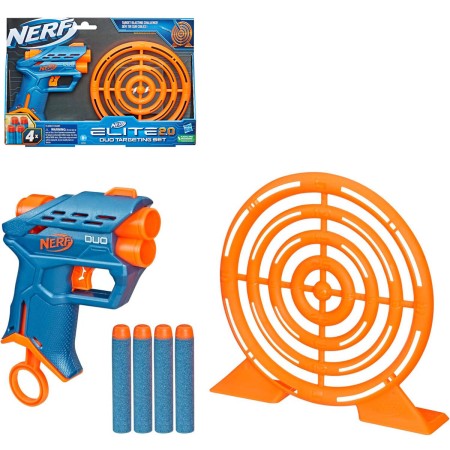 HASBRO NERF Elite 2.0 Duo Targeting Set blaster s terčem + 4 šipky