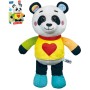 CLEMENTONI Baby medvídek panda mazlicí na baterie Zvuk pro miminko