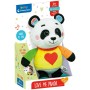 CLEMENTONI Baby medvídek panda mazlicí na baterie Zvuk pro miminko
