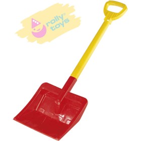 ROLLY TOYS Lopata pro děti na sníh 71cm plastové hráblo T ručka červené