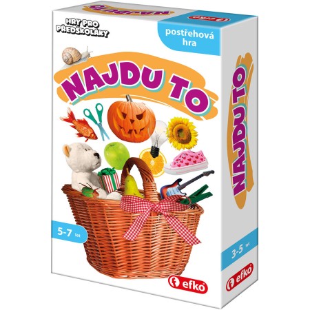 EFKO Hry pro předškoláky Najdu to *SPOLEČENSKÉ HRY*