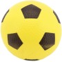 Míček gumový 12cm s potiskem (fotbalový kopačák) 6 barev