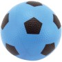 Míček gumový 12cm s potiskem (fotbalový kopačák) 6 barev