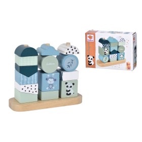 EICHHORN Stohovací hra Panda kostky pro nejmenší materiál dřevo