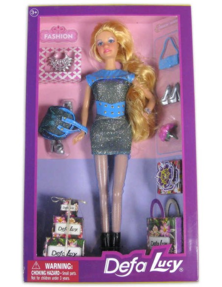 Panenka Defa Lucy den v butiku fashion set s módními doplňky