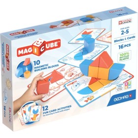GEOMAG Stavebnice magnetická Magicube Blocks&Cards 16 dílků