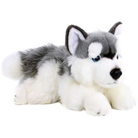 PLYŠ Pes husky 30cm ležící *PLYŠOVÉ HRAČKY*