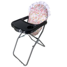 Židlička se stolkem na jídlo a pití pro panenky