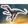 JIRI MODELS Omalovánky velké se samolepkami Dinosauři