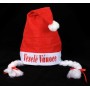 KARNEVAL Vánoční čepice s copy Veselé Vánoce *KARNEVALOVÝ DOPLNĚK*