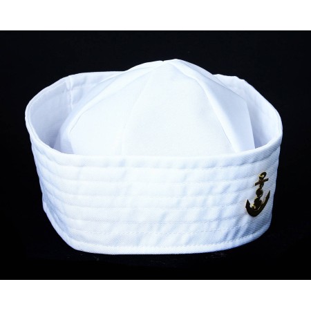 KARNEVAL Čepice námořní bílá s odznakem *KARNEVALOVÝ DOPLNĚK*