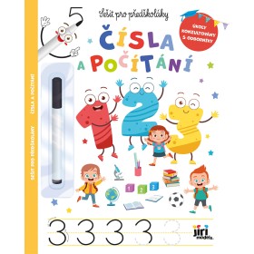 JIRI MODELS Sešit pro předškoláky Čísla a počítání
