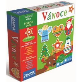 GRANNA Vánoce kreativní sada vánoční dílna výroba dekorace karton