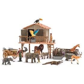 FAUNICA Herní set FAUNICA 94060 AFRIKA ZÁCHRANNÁ STANICE