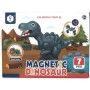 Stavebnice dino magnetická Tyrannosaurus 3D 7 dílků v krabici