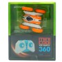 RC Auto kaskadérské na vysílačku 2,4GHz přetáčení o 360° oranžové na baterie