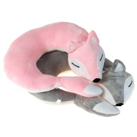 PLYŠ Polštář porodní, cestovní - liška