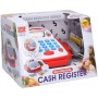 Pokladna dětská registrační kasa 18cm s efekty (čtečka, peníze, kalkulačka)