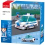 SLUBAN Metropolis Auto Policejní hlídka 97 dílků + figurka STAVEBNICE