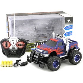 RC Auto terénní 1:16 na vysílačku 27MHz na baterie USB Světlo