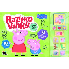 JIRI MODELS Razítkovánky prasátko Peppa Pig omalovánky + 10 razítek