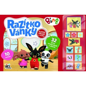 JIRI MODELS Razítkovánky králíček Bing omalovánky + 10 razítek