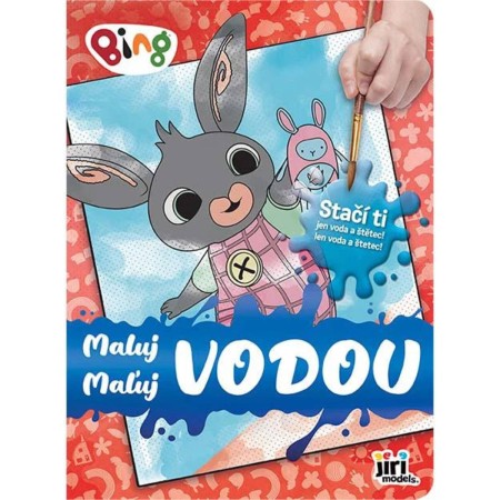 JIRI MODELS Maluj vodou králíček Bing omalovánky