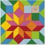 DETOA DŘEVO Mozaika barevná puzzle skládačka *DŘEVĚNÉ HRAČKY*
